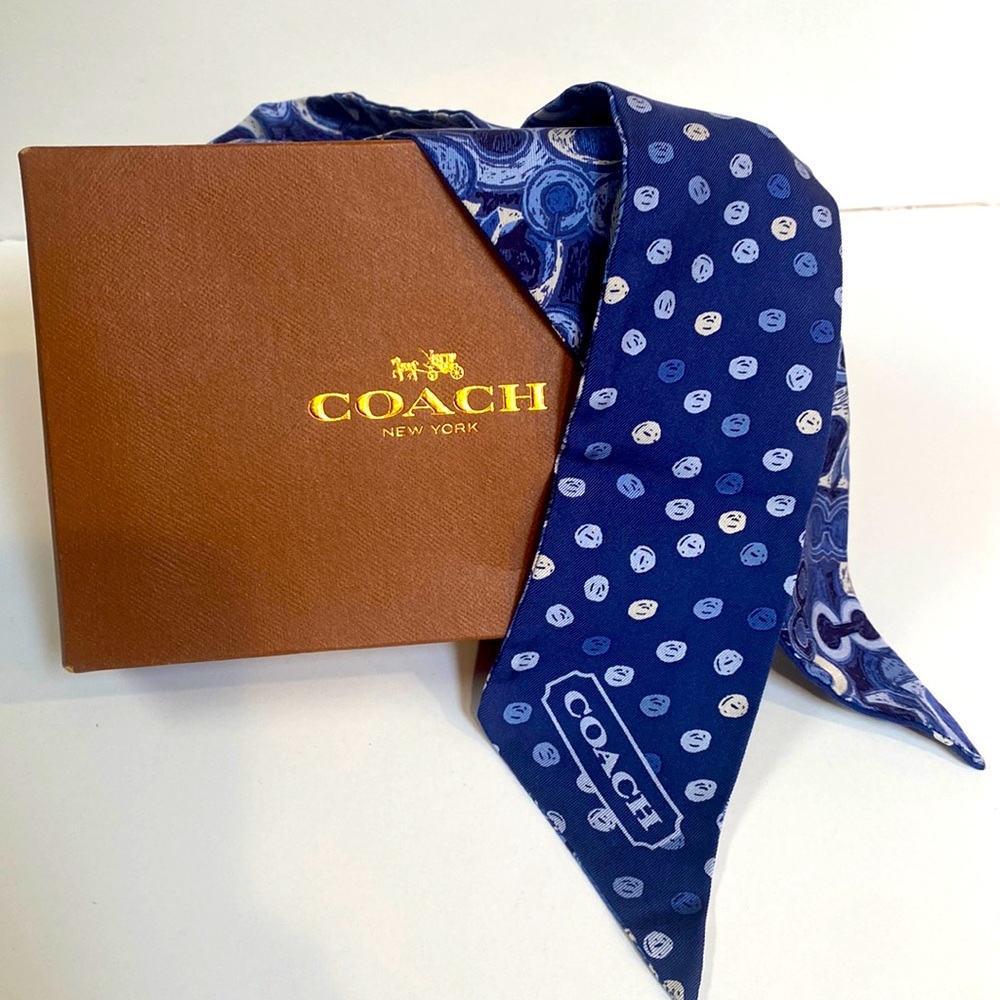 Coach ponytail scarf 💙